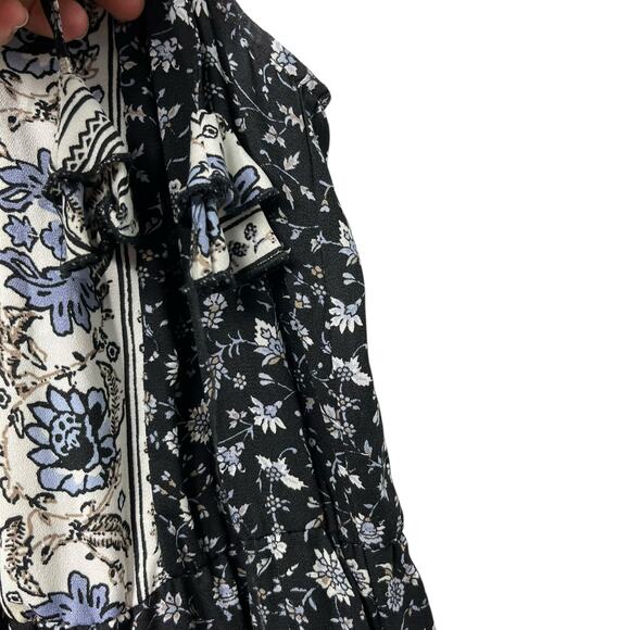 Knox Rose Sleeveless Floral Tiered Romantic Maxi Dress Cottagecore M (2804) - Picture 4 of 7